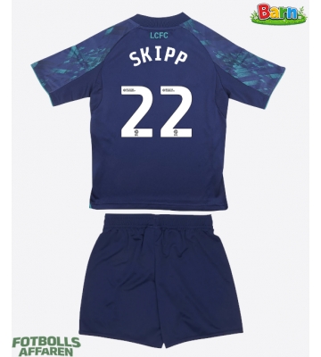 Leicester City Oliver Skipp #22 Bortaställ Barn 2025-26 Kortärmad (+ Korta byxor)